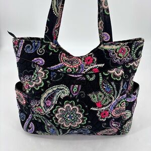 Vera Bradley Kiev Paisley Quilted Travel Weekender Tote Baby Diaper Bag